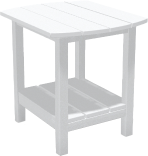Adirondack Side Table Deluxe in White