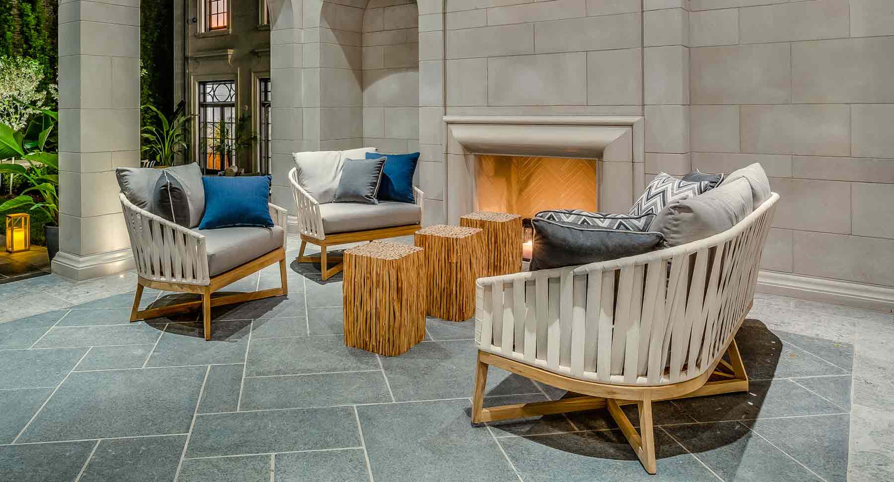 Canvas Teak Deep Seating Collection