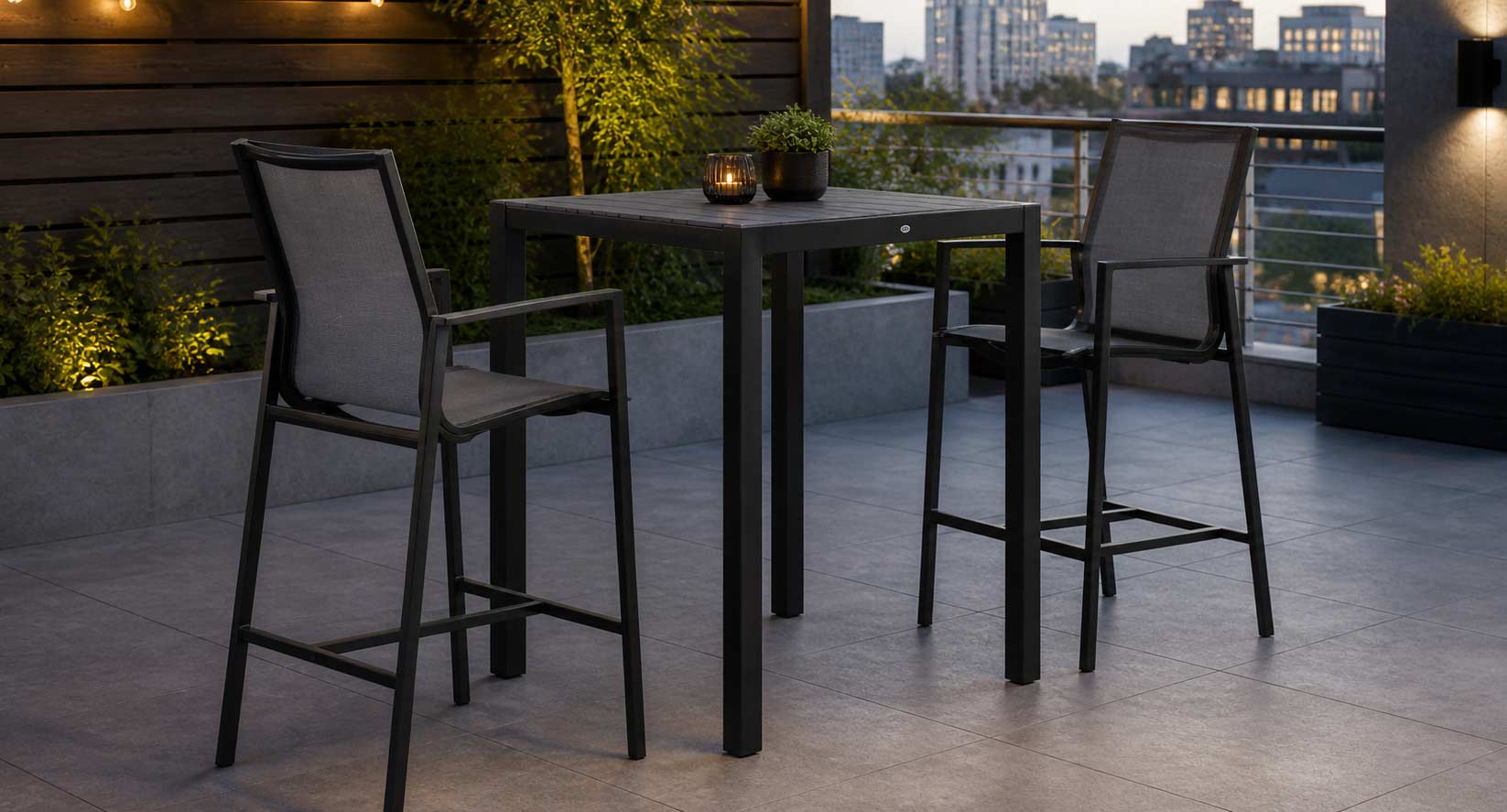 Madrid Bar Chair and Marlo Bar Table