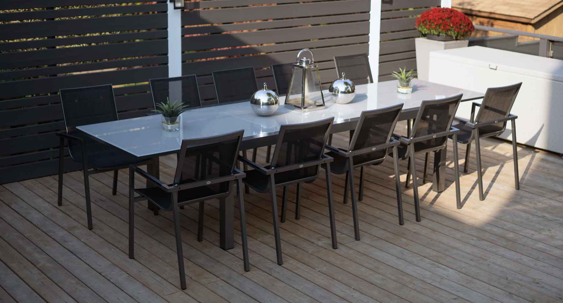 Madrid Dining Arm Chairs with Marlo Dining Table