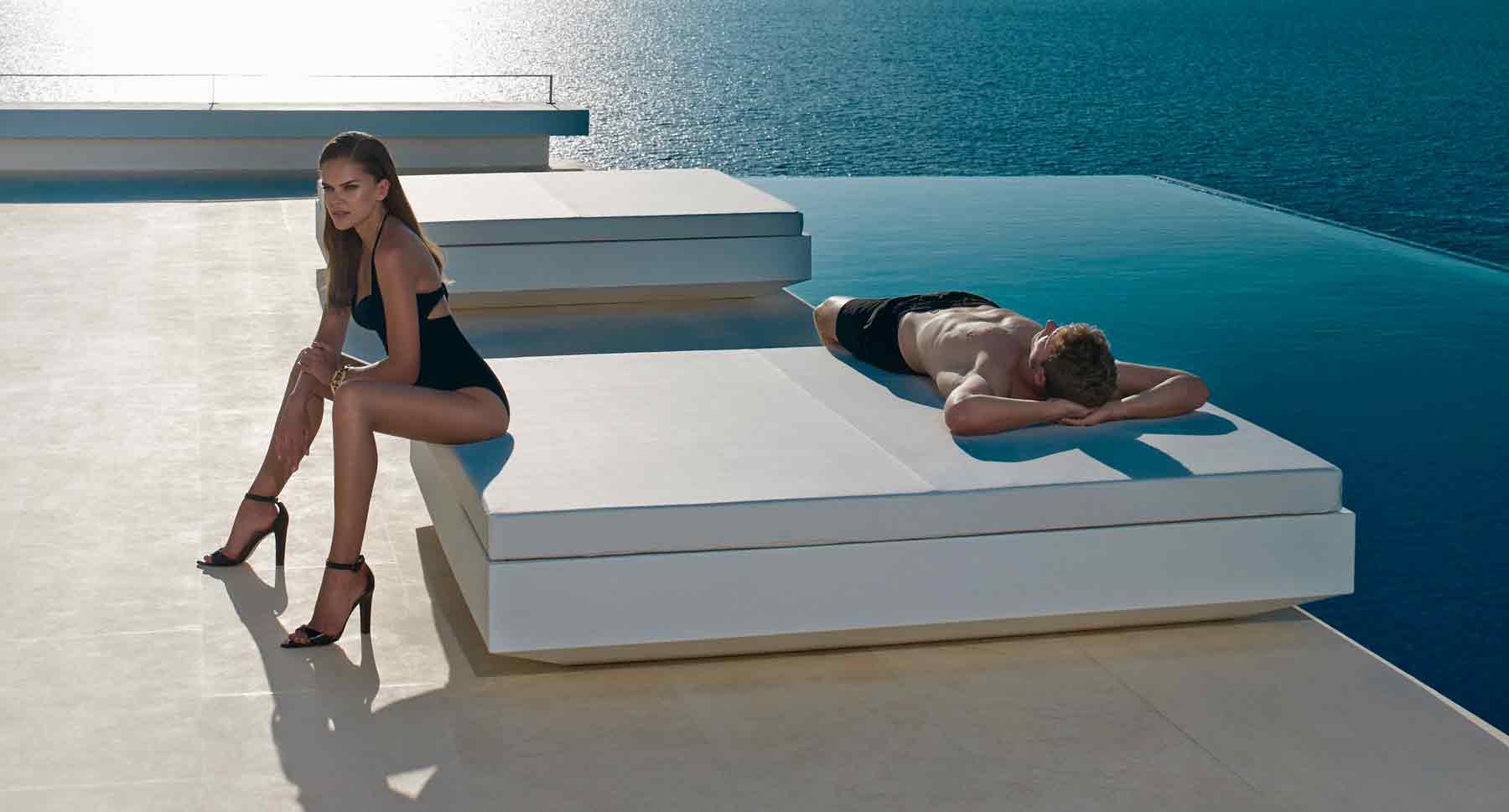 Vondom Vela Basic Daybed without Canopy