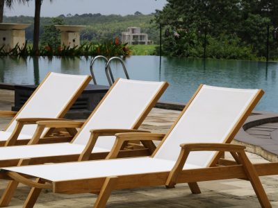Key Largo Teak Chaise Lounge