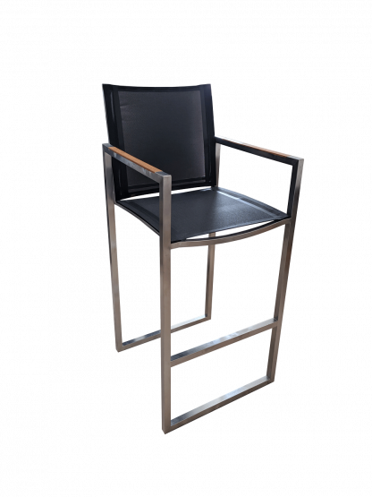 Ella Stainless Steel Bar Chair