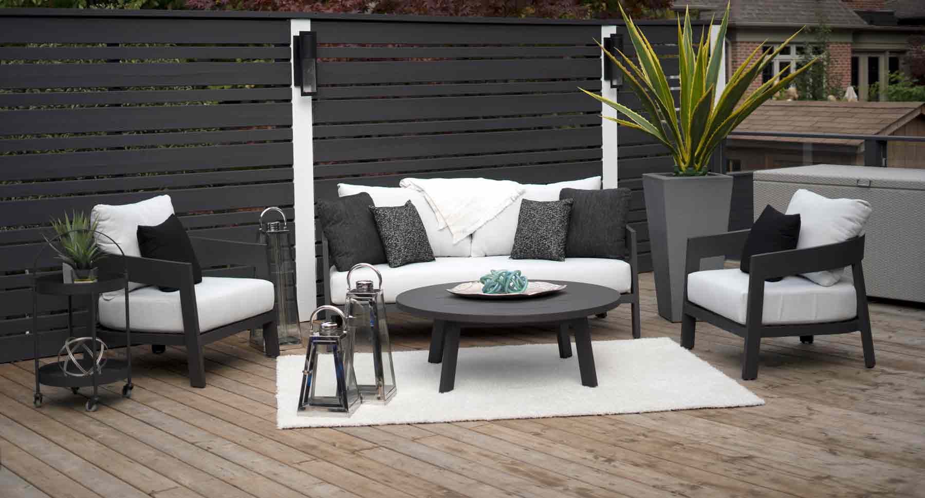 Bayside Aluminum Deep Seating Collection