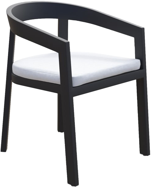 Vento Dining Arm Chair in Asteroid