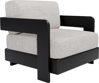 Aloe Club Chair in Black