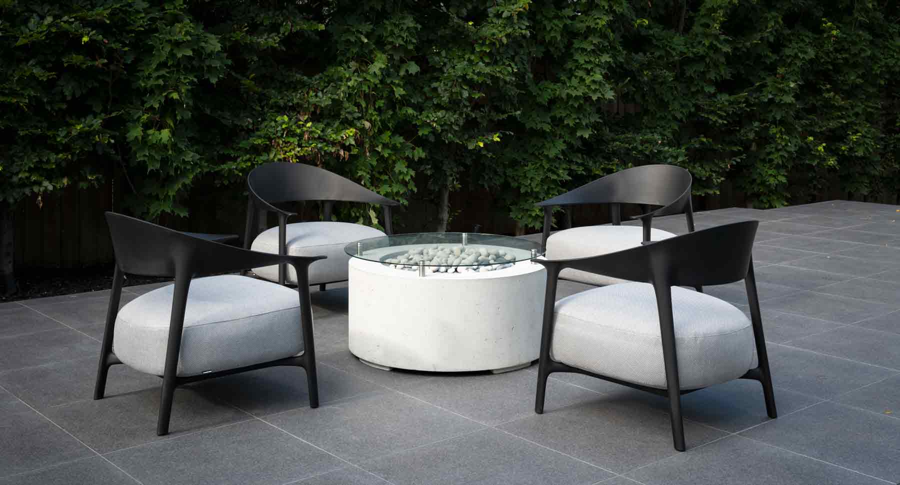 Vondom Africa Club Chair with Fire Pit