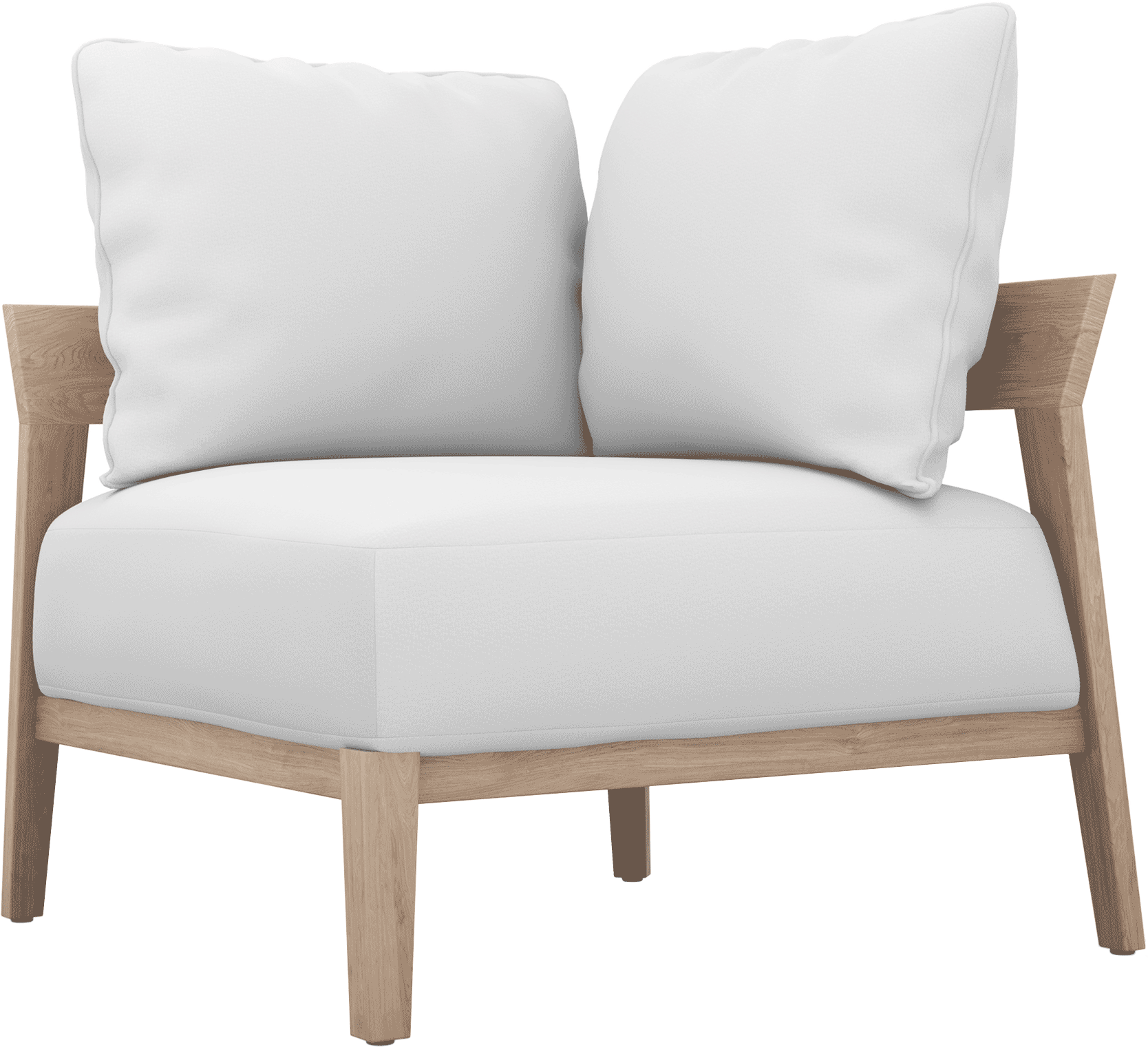 Bayside Sectional Corner in Weathered Grey
