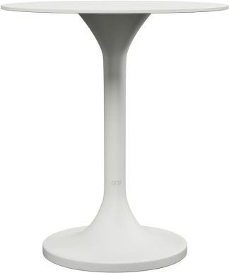 Trumpet Side Table in White