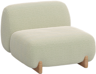 Vondom Milos Sectional Armless Slipper