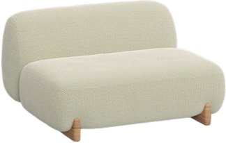 Vondom Milos Sectional XL Armless Slipper
