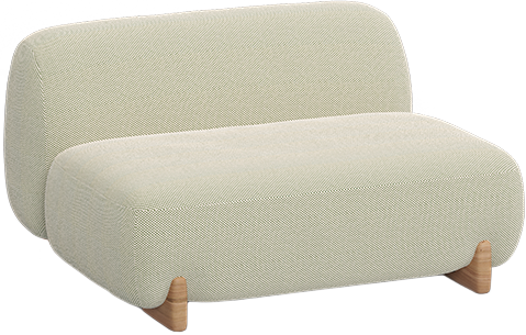 Vondom Milos Sectional XL Armless Slipper