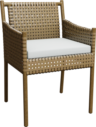 Cane Dining Arm Chair