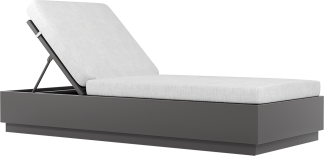 Lanai Chaise Lounge in Matte Grey