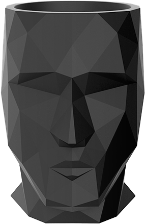 Vondom Adan Planter in Black