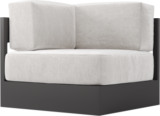 Lanai Corner Module in Matte Grey