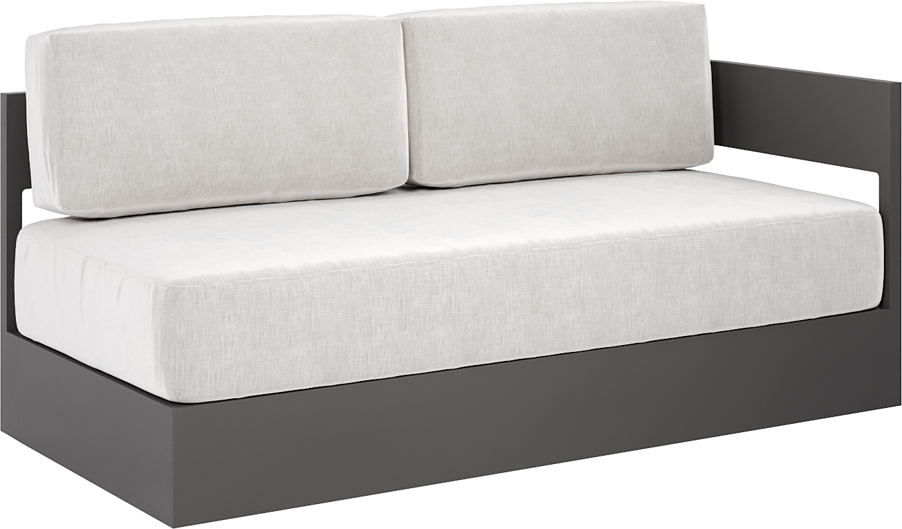 Lanai Left Arm Module in Matte Grey