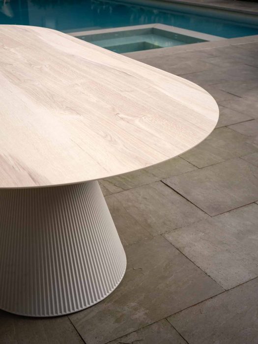 Vondom Gatsby Oval Oak 1 Dining Table Top