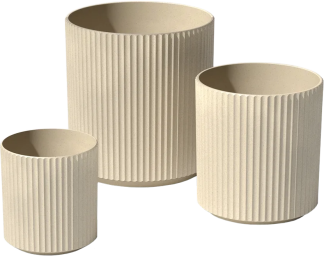 Demi Planter Trio in Sandstone