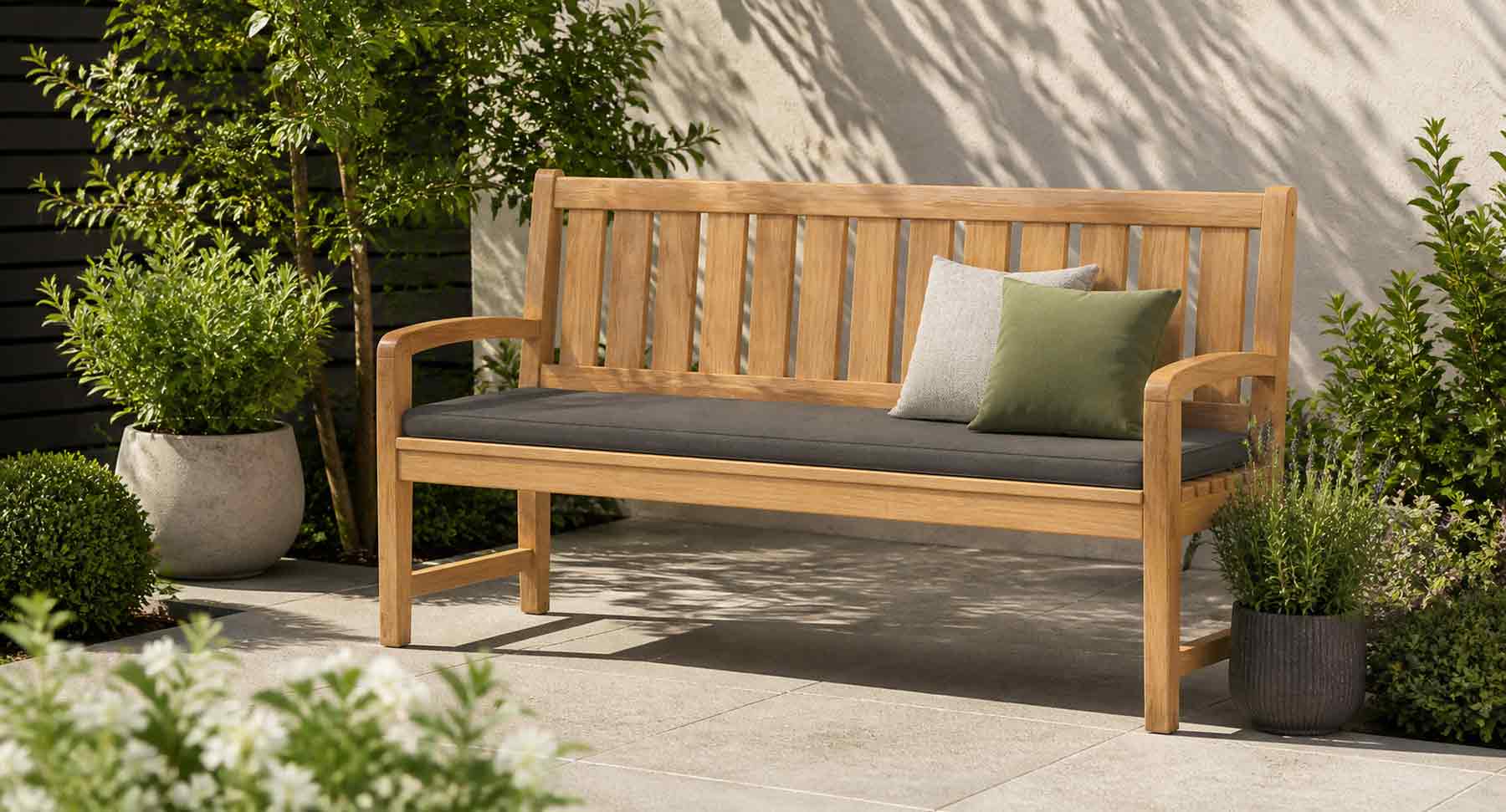 Corona Teak Bench