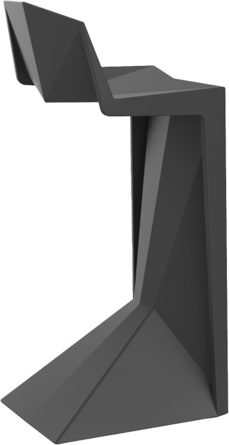 Vondom Voxel Bar Stool in Black