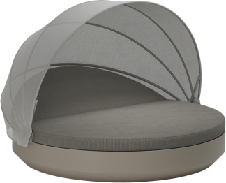 Vondom Vela Round Daybed with Reclining Backrest and Canopy