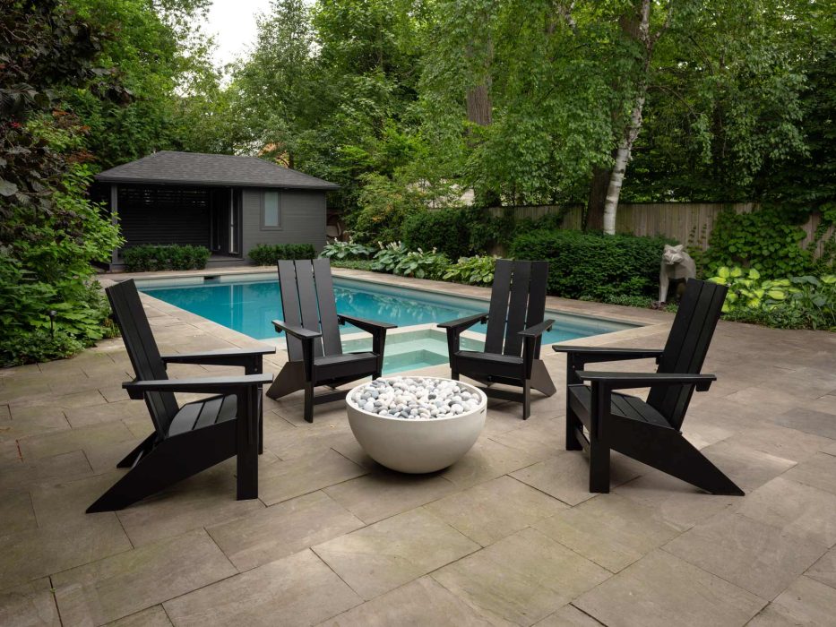 Rosseau Chairs with Fire Pit