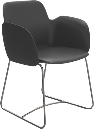 Vondom Pezzettina Dining Arm Chair in Anthracite
