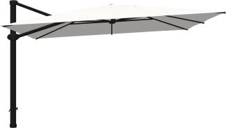 Lima Rectangle Cantilever in Black Frame with Light Grey Hood