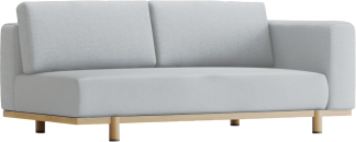 Marlow Sectional Left Arm in Volga Pewter Grey