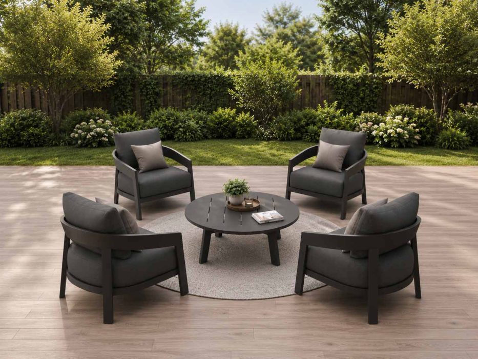 Bayside Aluminum Club Chairs