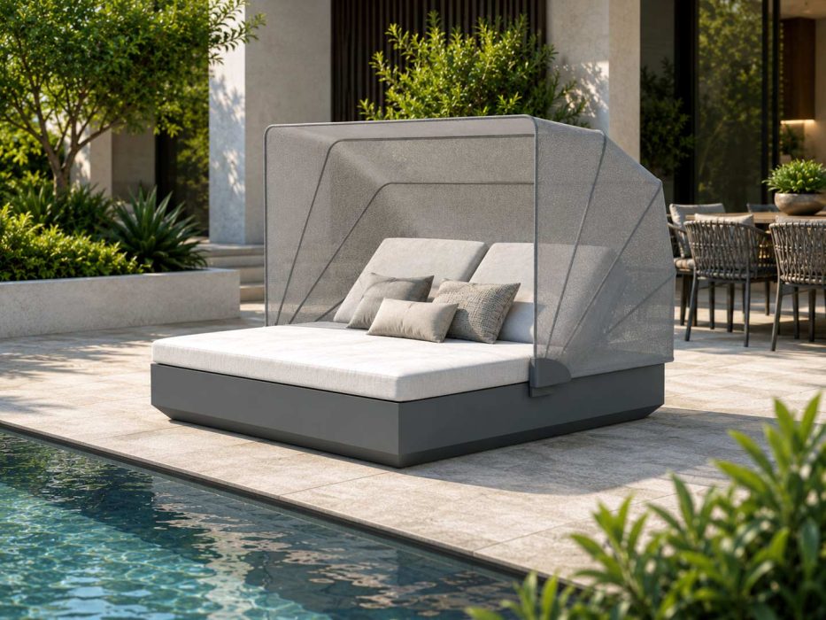Lanai Rectangle Daybed with Canopy