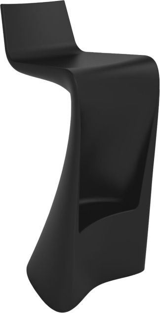 Vondom Wing Bar Stool in Black