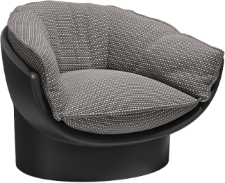 Vondom Luna Club Chair in Black