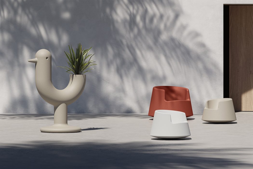 Vondom Peacock Planter